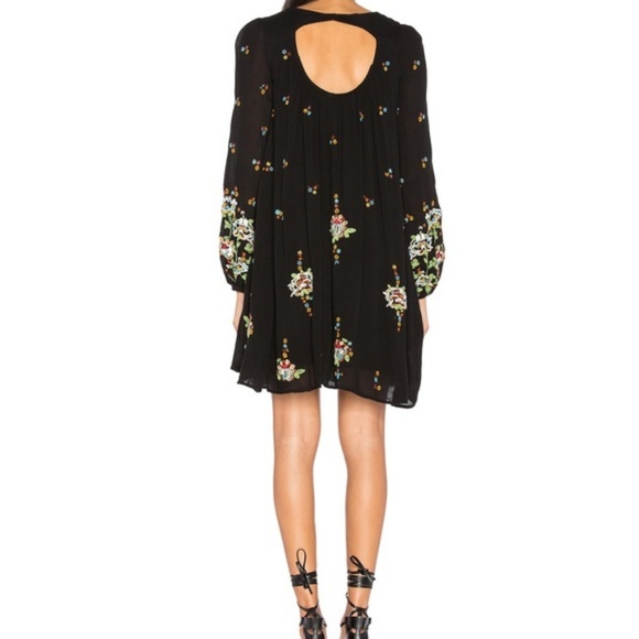 FREE PEOPLE/ NWT oxford embroidered minidress - Picture 2 of 8